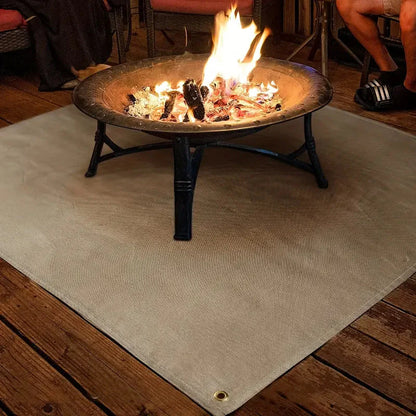 Feuerfeste Matte – Schutz für BBQ & Feuerstelle