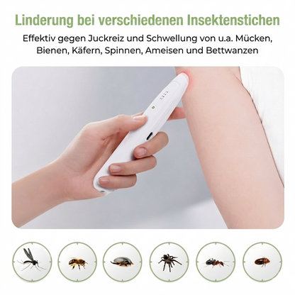 Insektenstich-Stift zur Juckreizlinderung – Chemiefreie Wärmetherapie – USB-Aufladbar