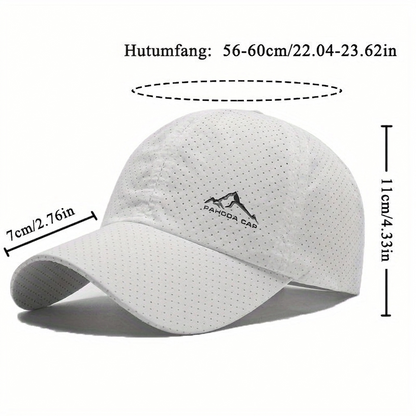 Baseballcaps 2er-Set - Schnelltrocknend - Perforiertes Design
