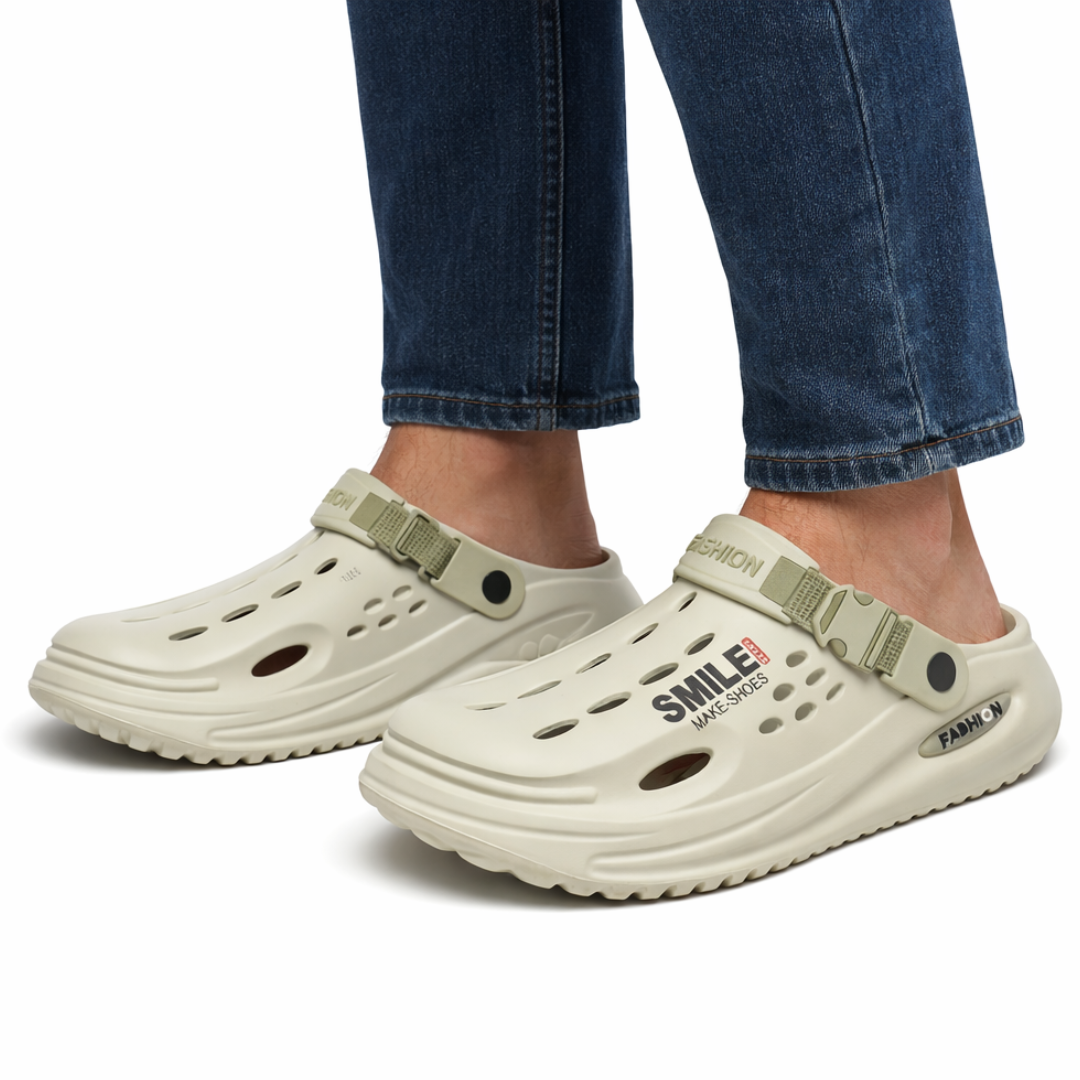 Herren Slip-On Clogs – Bequeme Sandalen – Outdoor-Slipper