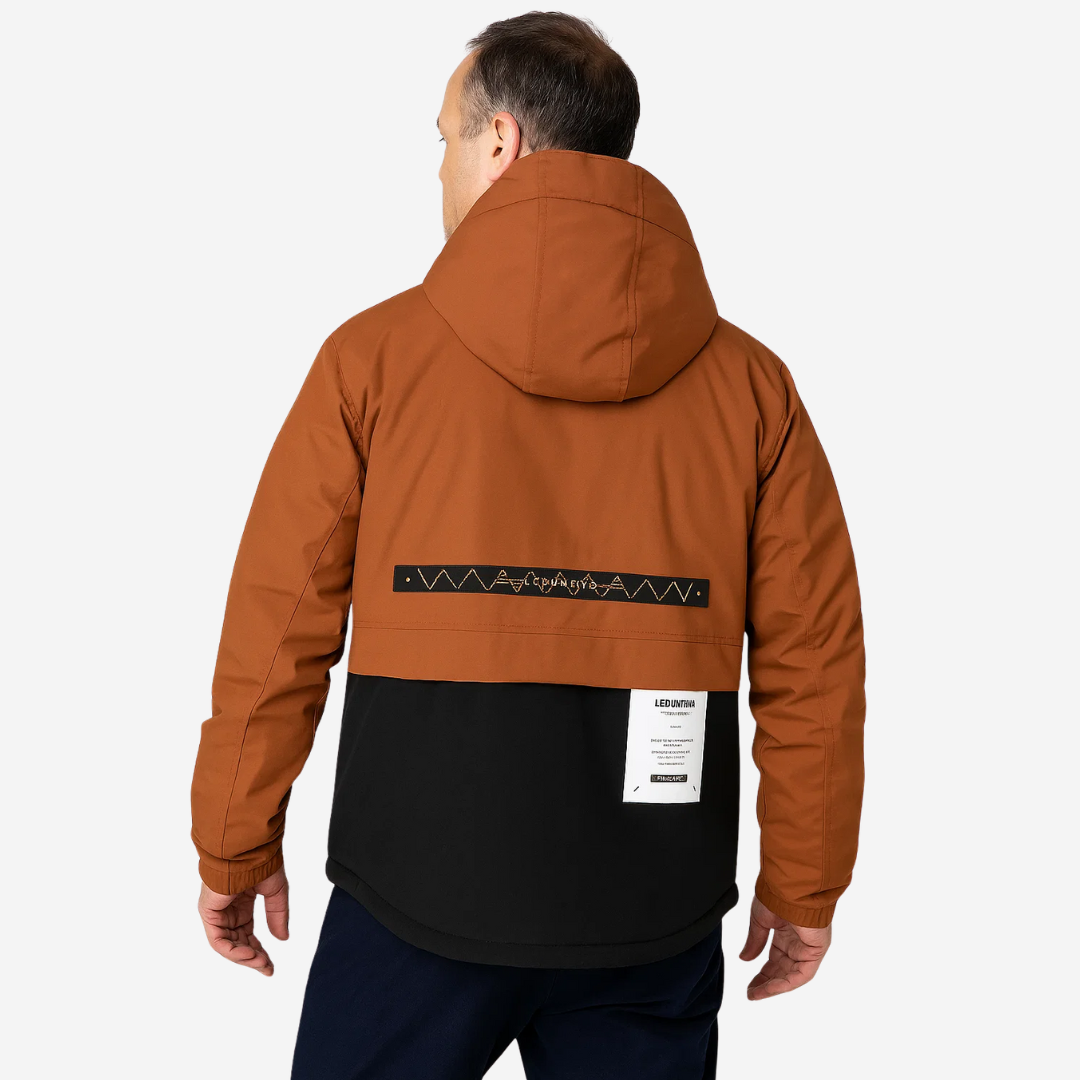 Herren Stepp-Outdoorjacke – Abnehmbare Kapuze