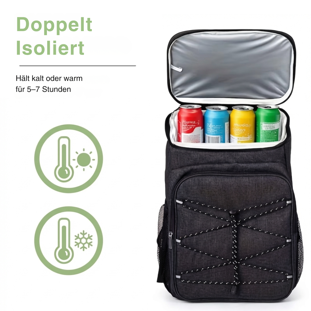 Isolierter Rucksack – Große Kapazität – Praktische Kühltasche