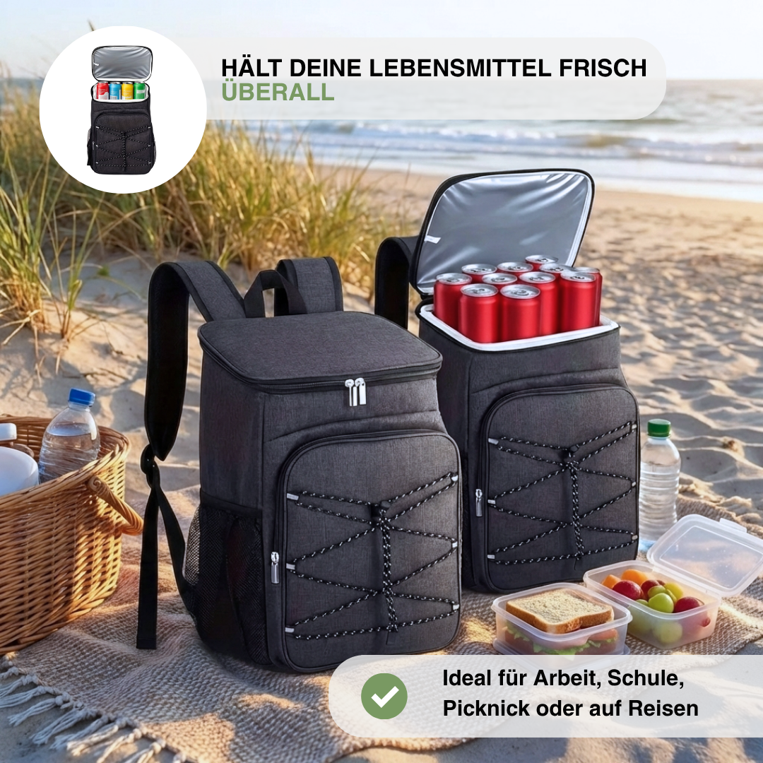 Isolierter Rucksack – Große Kapazität – Praktische Kühltasche