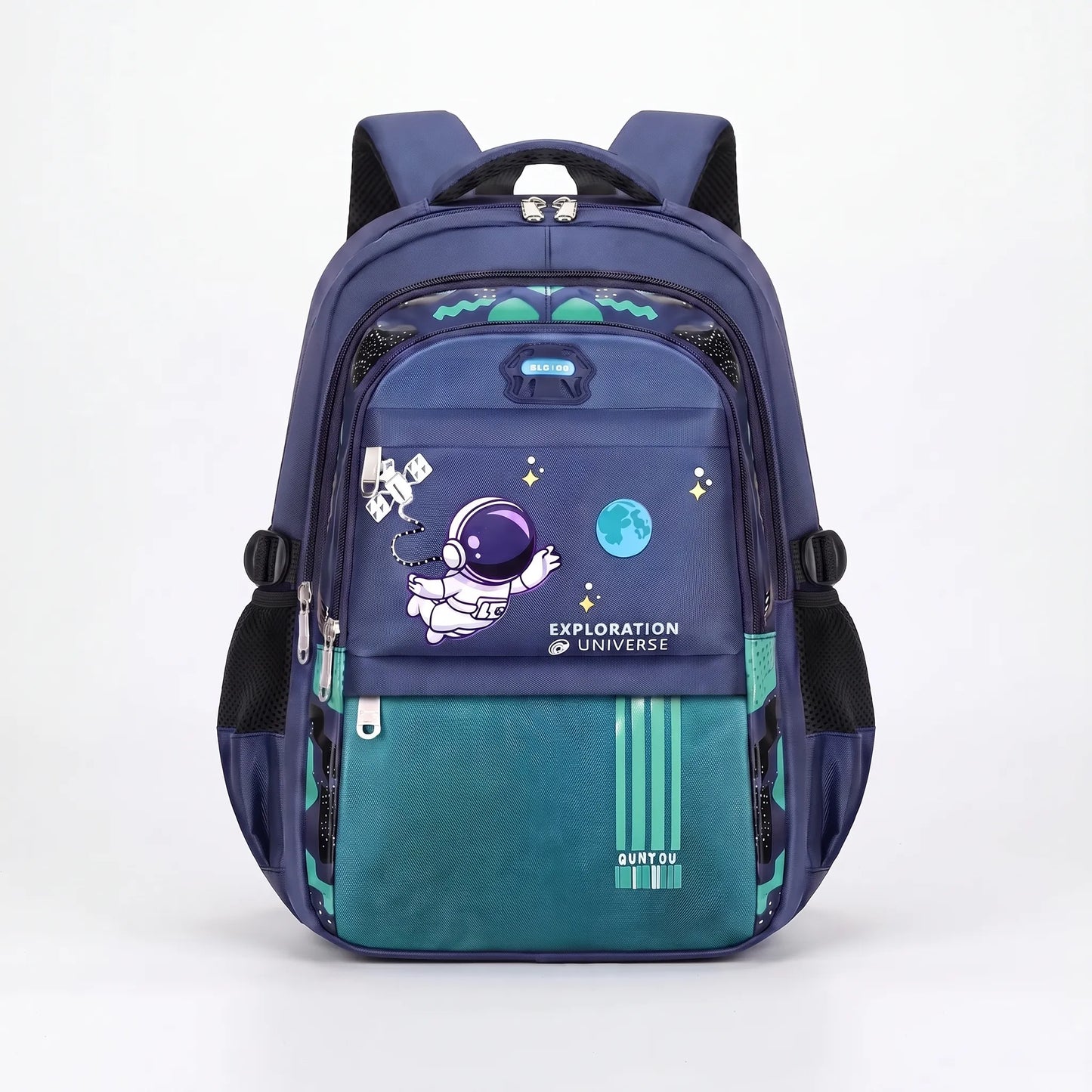 Schulrucksack für Jungen - Astronauten-Motiv - 3 Fächer