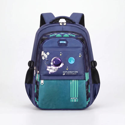 Schulrucksack für Jungen - Astronauten-Motiv - 3 Fächer