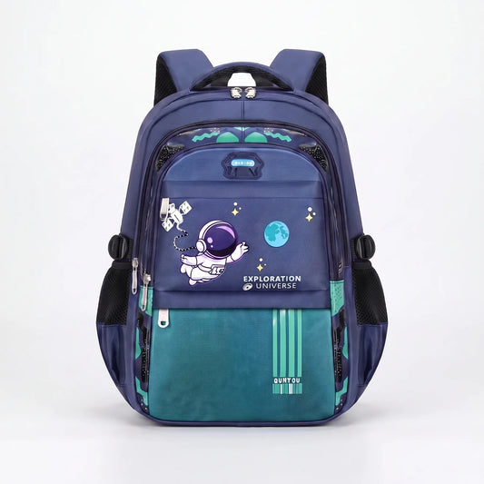 Schulrucksack für Jungen - Astronauten-Motiv - 3 Fächer