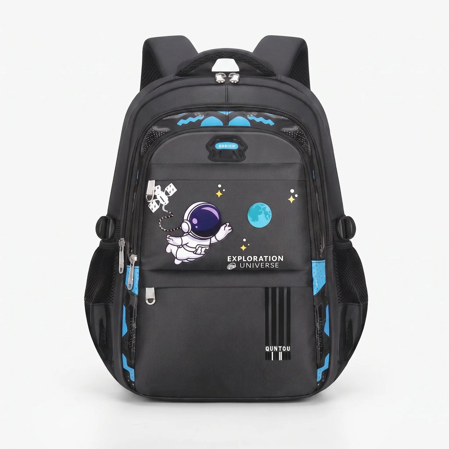 Schulrucksack für Jungen - Astronauten-Motiv - 3 Fächer