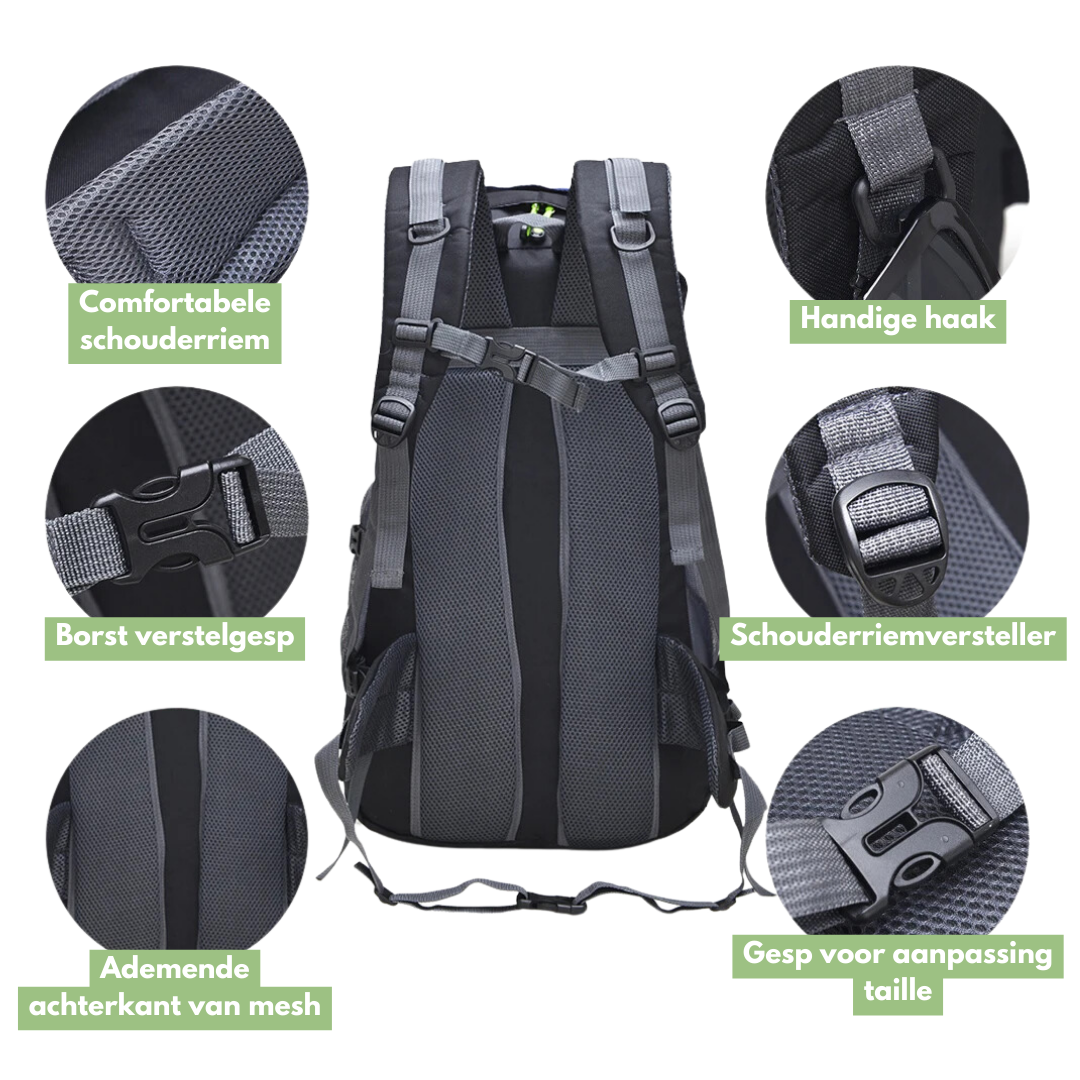 Backpack - Waterproof - 50L - OutdoorHavenNL