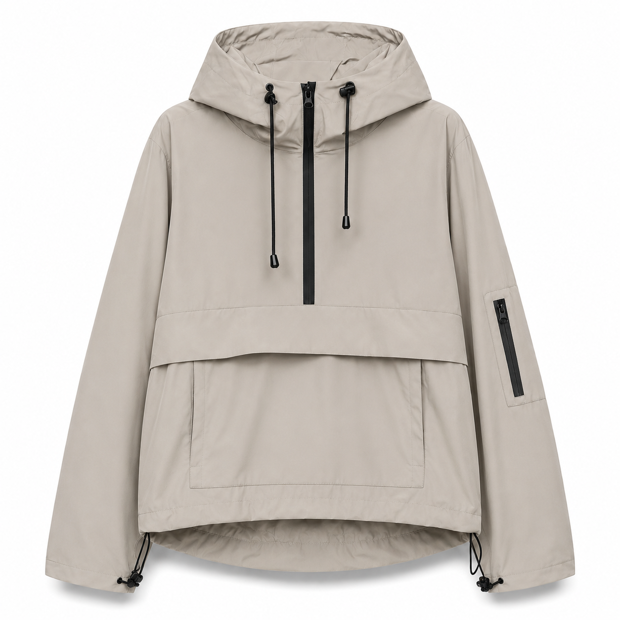 Regenjacke Damen & Herren - Anorak mit Kapuze - Wasserabweisend & Winddicht