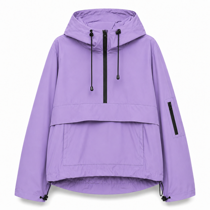 Regenjacke Damen & Herren - Anorak mit Kapuze - Wasserabweisend & Winddicht