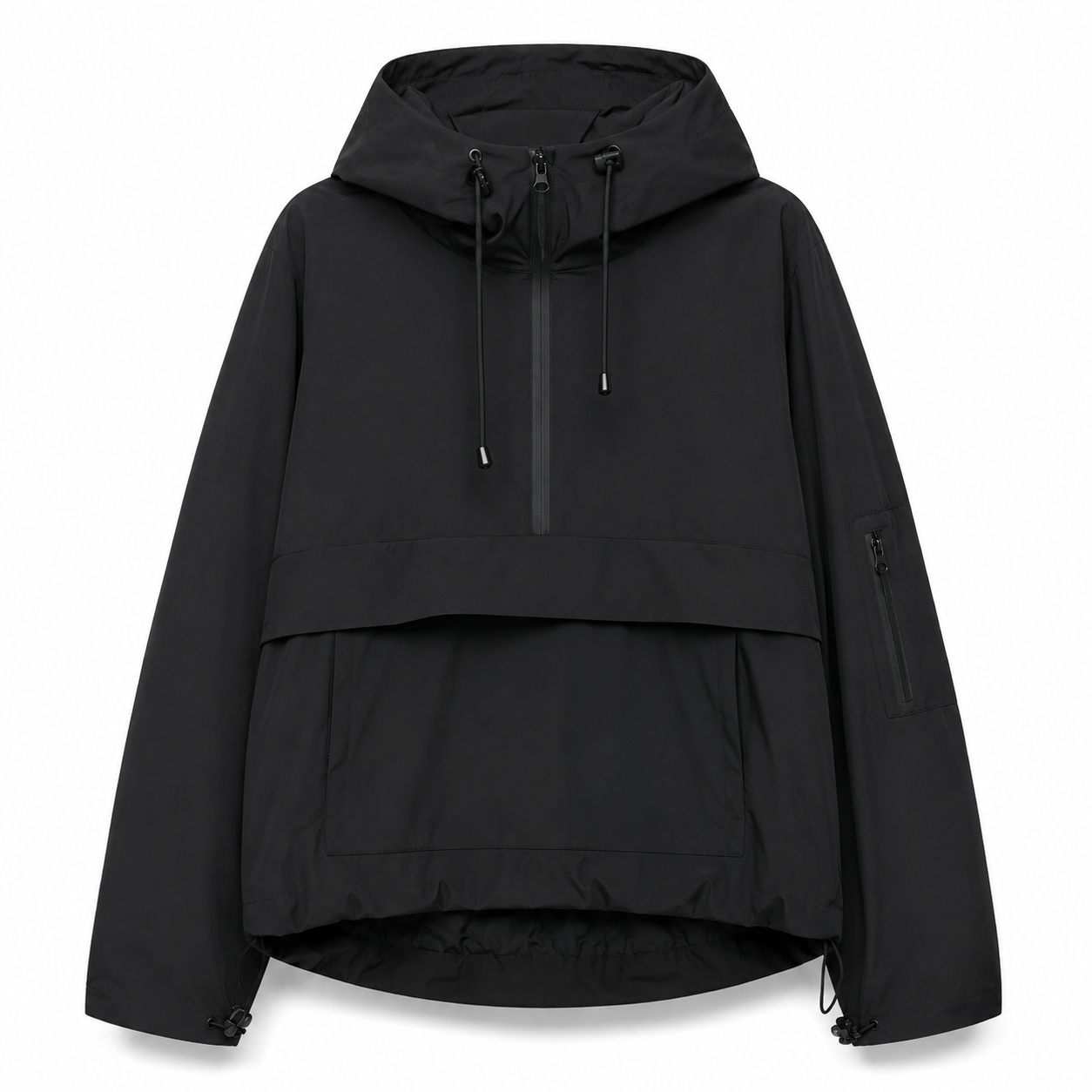 Regenjacke Damen & Herren - Anorak mit Kapuze - Wasserabweisend & Winddicht