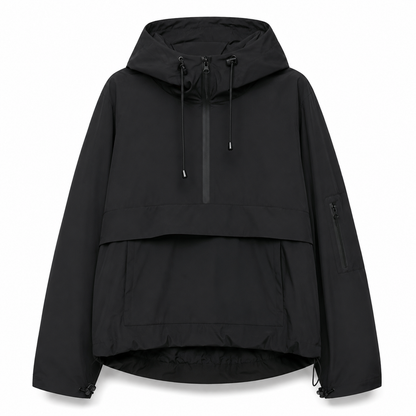 Regenjacke Damen & Herren - Anorak mit Kapuze - Wasserabweisend & Winddicht