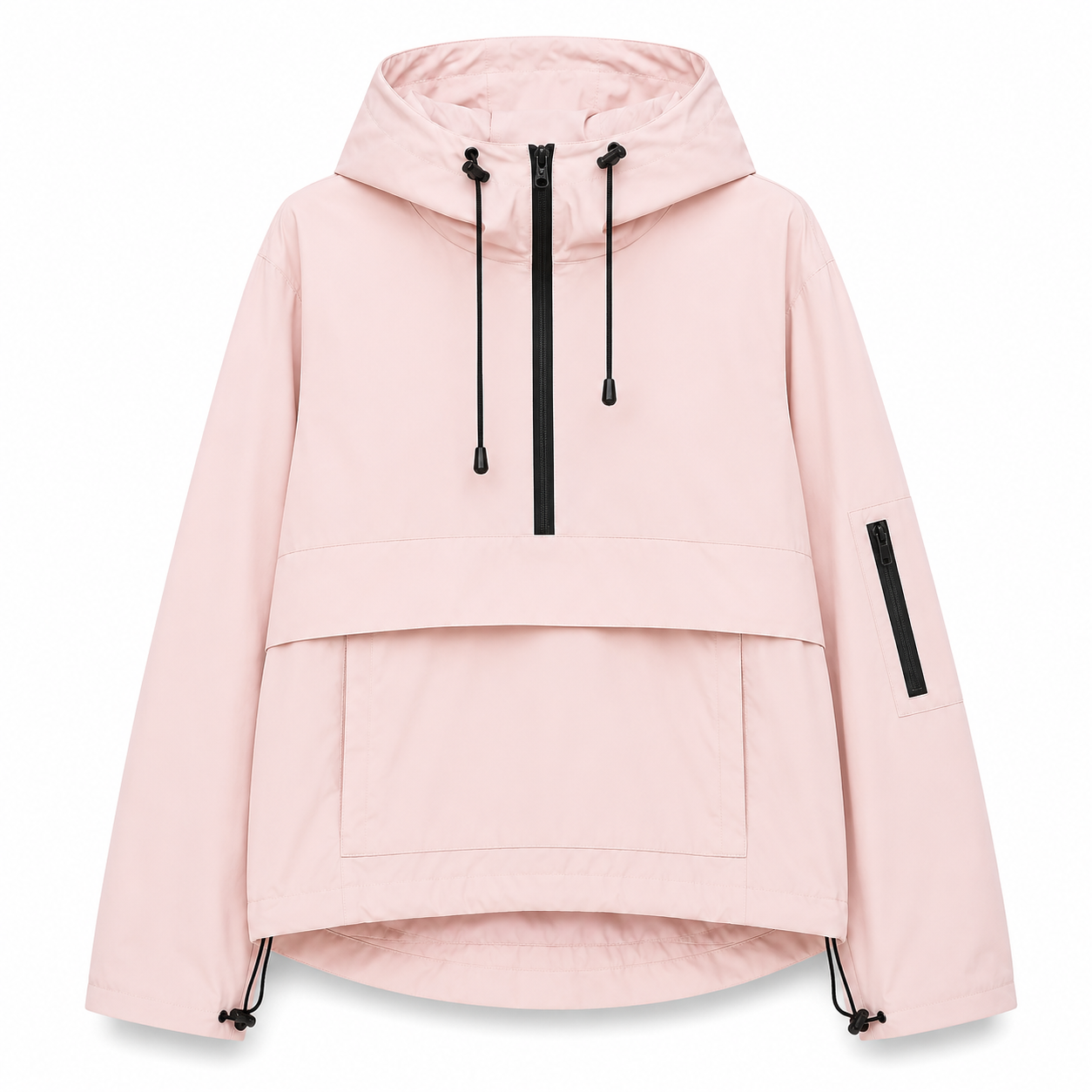 Regenjacke Damen & Herren - Anorak mit Kapuze - Wasserabweisend & Winddicht