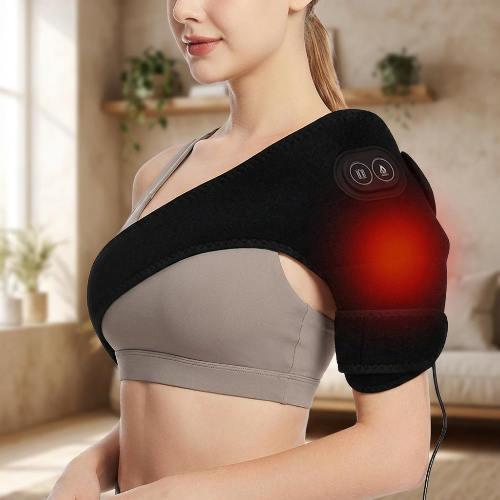 Beheizte Stützbandage 3-in-1 - Für Schulter, Knie & Ellbogen - USB