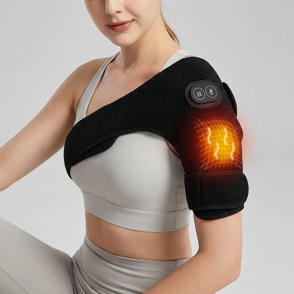 Beheizte Stützbandage 3-in-1 - Für Schulter, Knie & Ellbogen - USB