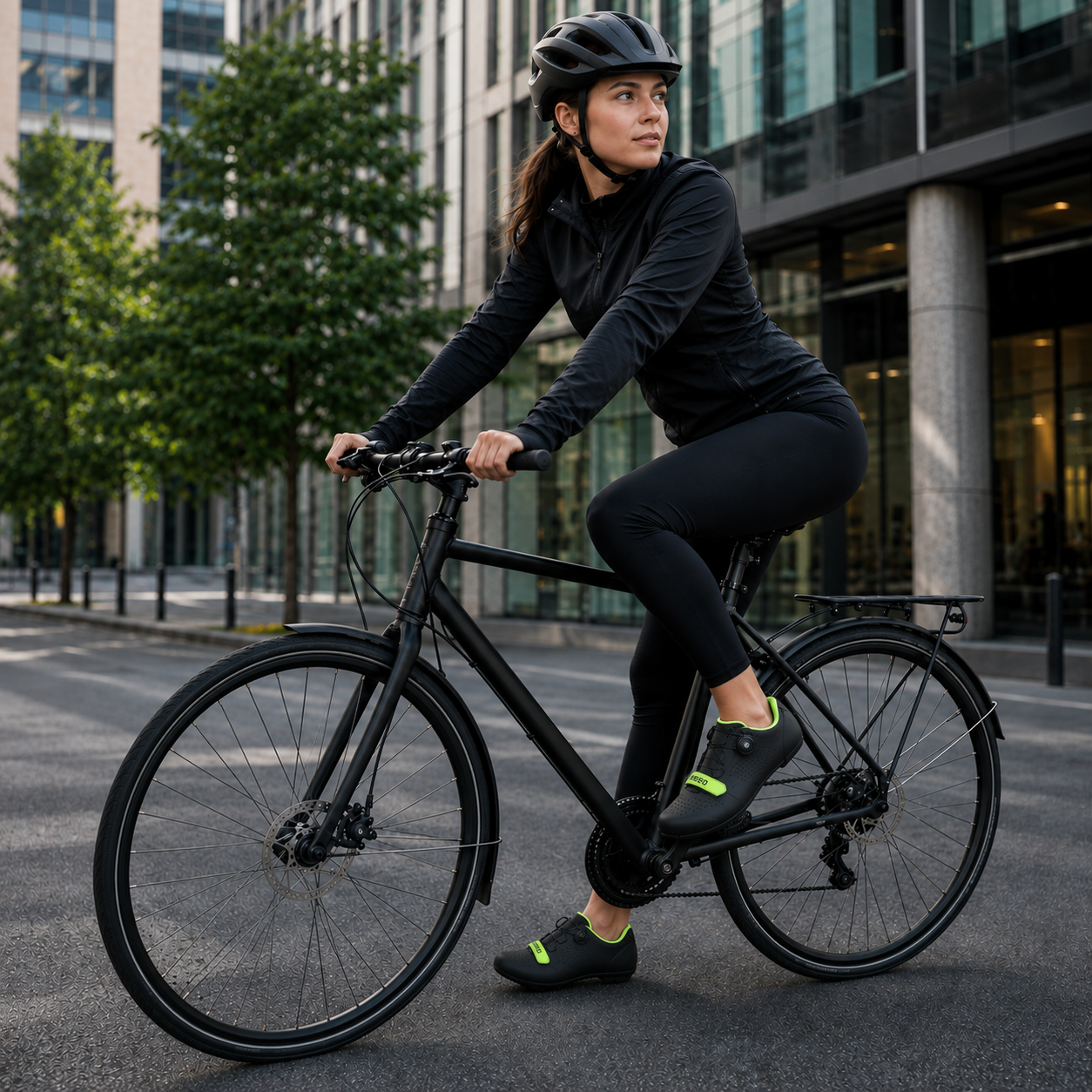 Fahrradschuhe Flat Pedal - Mit Drehverschluss - Ohne Klickpedale