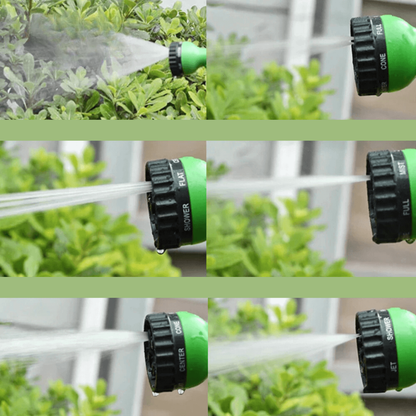 Flexibler Gartenschlauch mit 7 Sprühfunktionen – Knickfrei & Leicht – 15/22/30 Meter