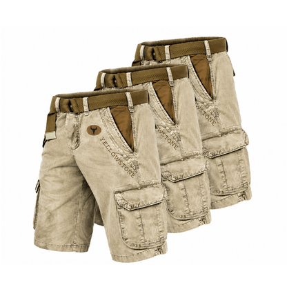 Cargo Shorts Herren 3er-Pack – Leicht & Atmungsaktiv – Viele Taschen