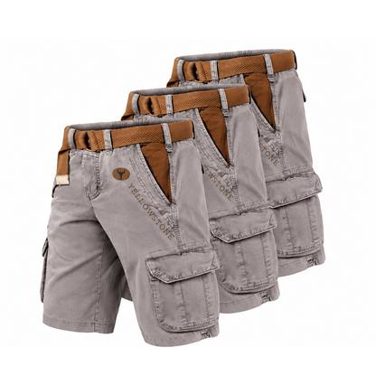 Cargo Shorts Herren 3er-Pack – Leicht & Atmungsaktiv – Viele Taschen
