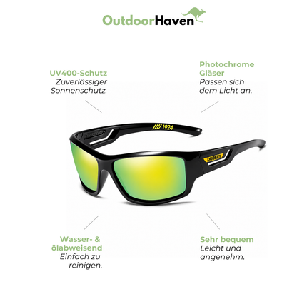 Brehn Militär-Sonnenbrille UV400 – Vivolux Angelbrille mit Blendschutz