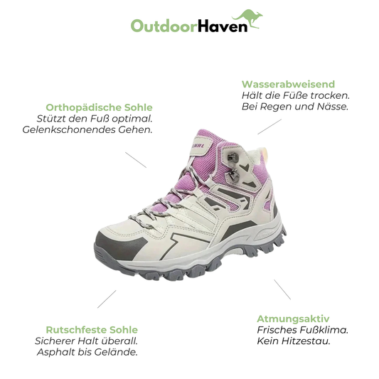 Orthopädische Wanderschuhe- TrailGuard Comfort für Stadt & Trail