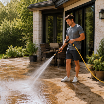 Hochdruck-Wasserstrahler – für Garten & Auto, mit Multi-Pattern-Düse