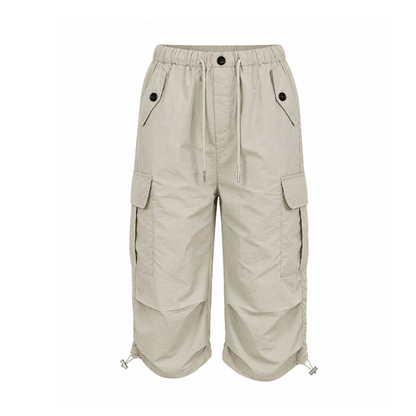 Damen Cargo Capri – Elastischer Bund mit Kordelzug