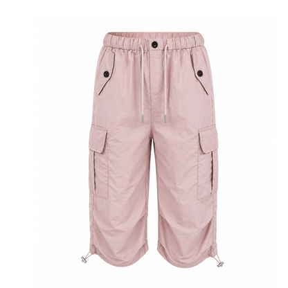 Damen Cargo Capri – Elastischer Bund mit Kordelzug