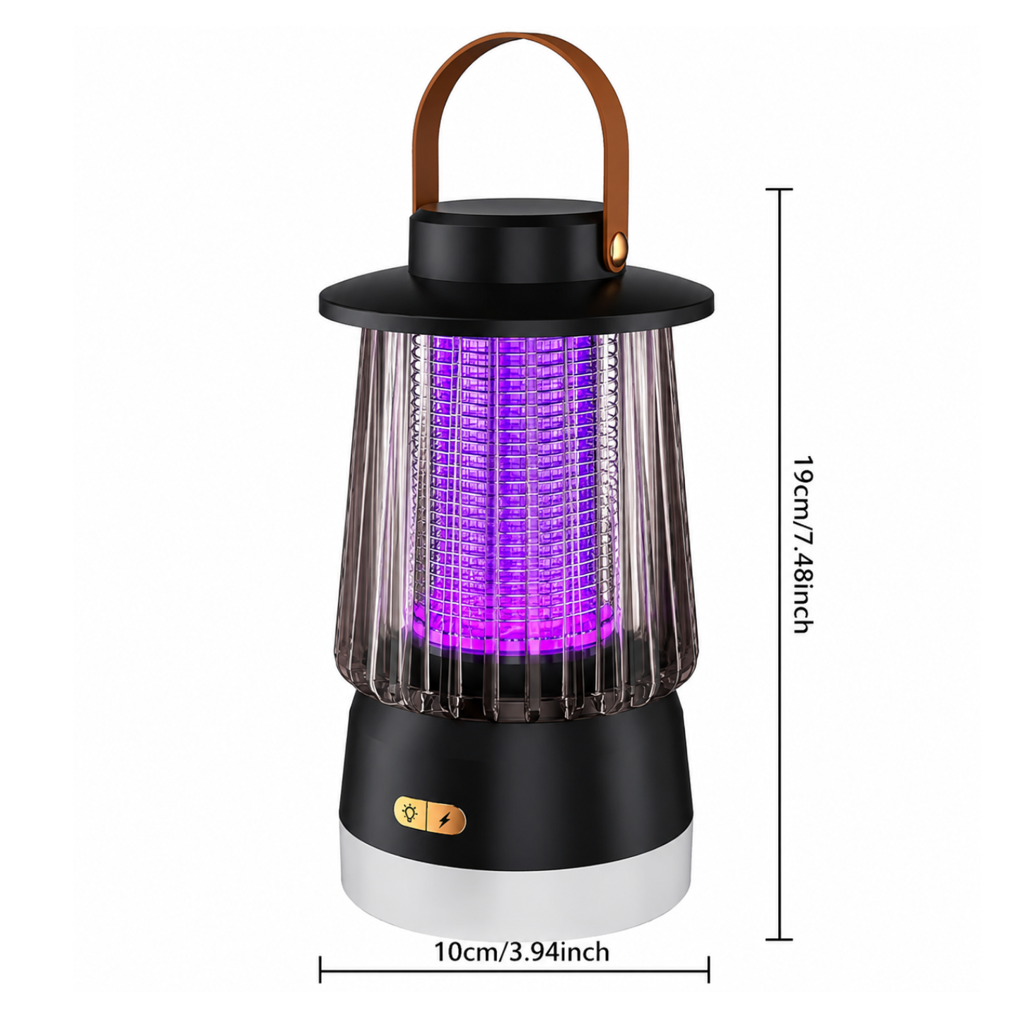 Mückenlampe & Campinglampe 2-in-1 – Leiser Mückenfänger für Terrasse & Camping
