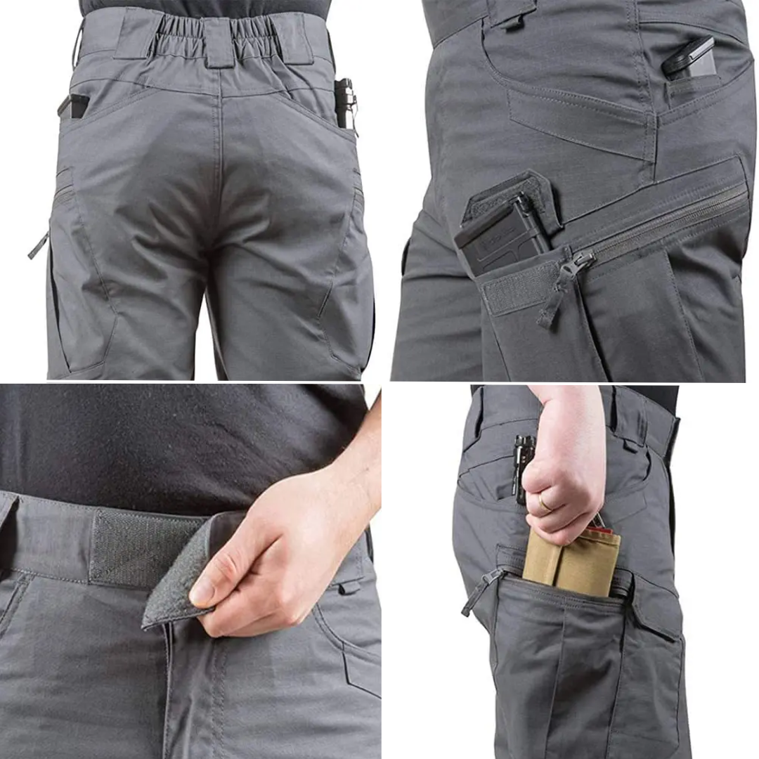 Outdoor Cargo-Shorts – Elastisches Design – 6 Taschen