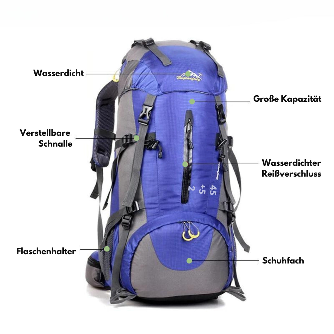 OutdoorHaven – 50L Rucksack – Wasserdicht