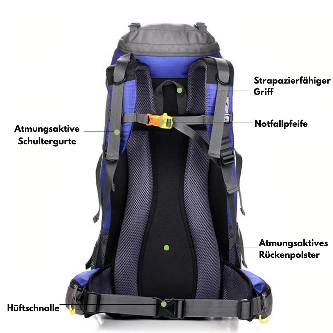 OutdoorHaven – 50L Rucksack – Wasserdicht