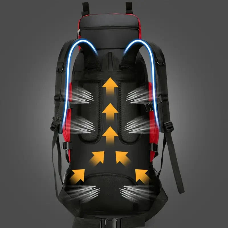 OutdoorHaven – 90L Rucksack – Wasserdicht