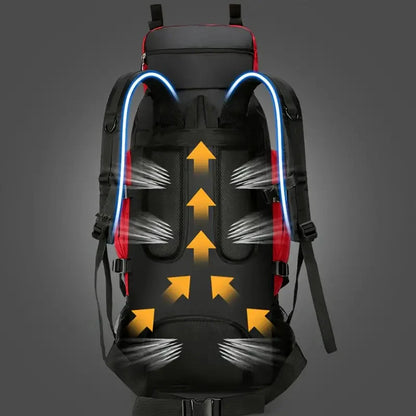 OutdoorHaven – 90L Rucksack – Wasserdicht