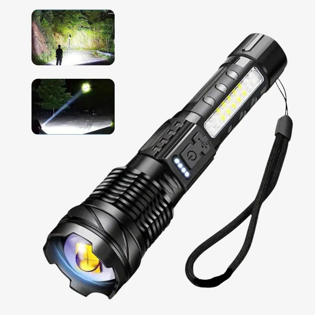 OutdoorHaven Militärische Taschenlampe – 5000 Lumen