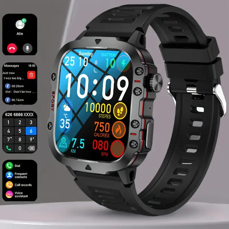 OutdoorHaven Sport Smartwatch – IP68 Wasserdicht