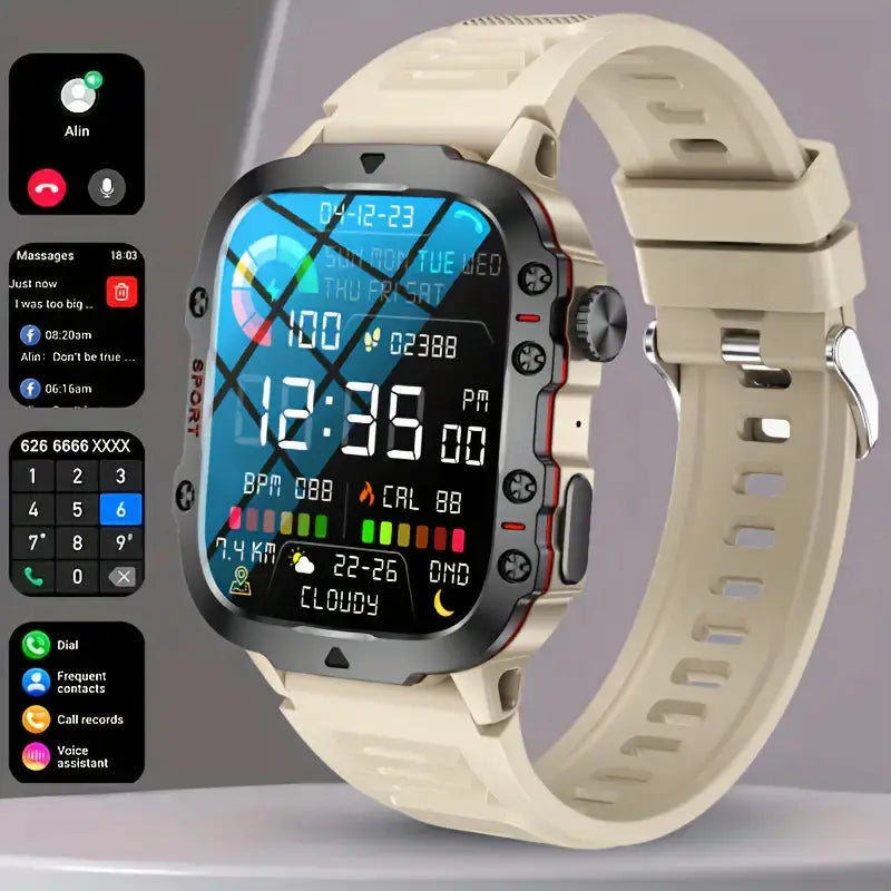 OutdoorHaven Sport Smartwatch – IP68 Wasserdicht