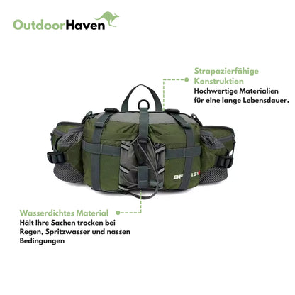 OutdoorHaven – Wasserdichte Hüfttasche – Wandern