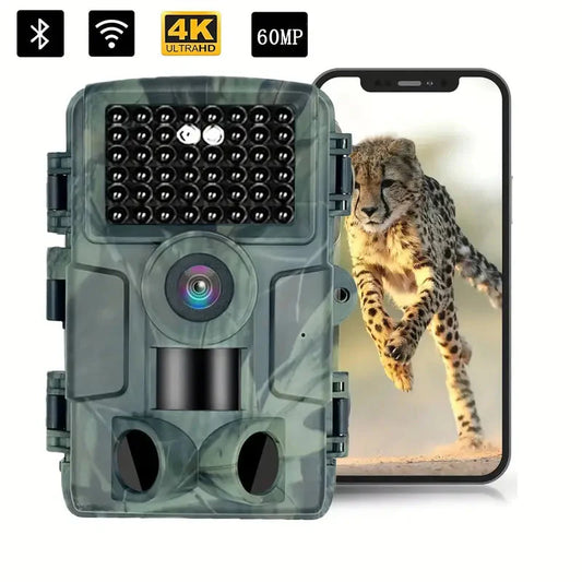 OutdoorHaven – Wildkamera – 4K Ultra HD 60 MP – Mit App