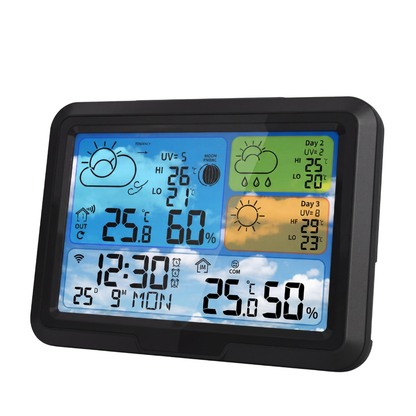 WLAN Wetterstation – Farbdisplay Innen Außen – Tuya App