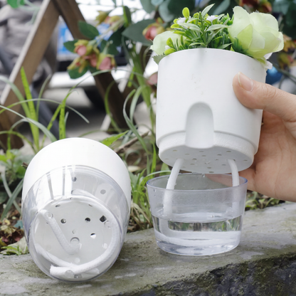 Selbstbewässernder Blumentopf – Hydrokultur – 5er Set