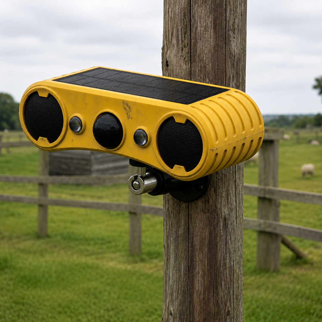 Solar Alarm Bewegungsmelder – 129dB Sirene – Blitzlicht