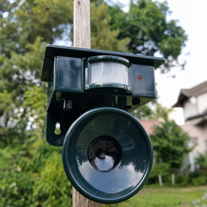 Solar Tiervertreiber – Ultraschall Bewegungsmelder – PIR