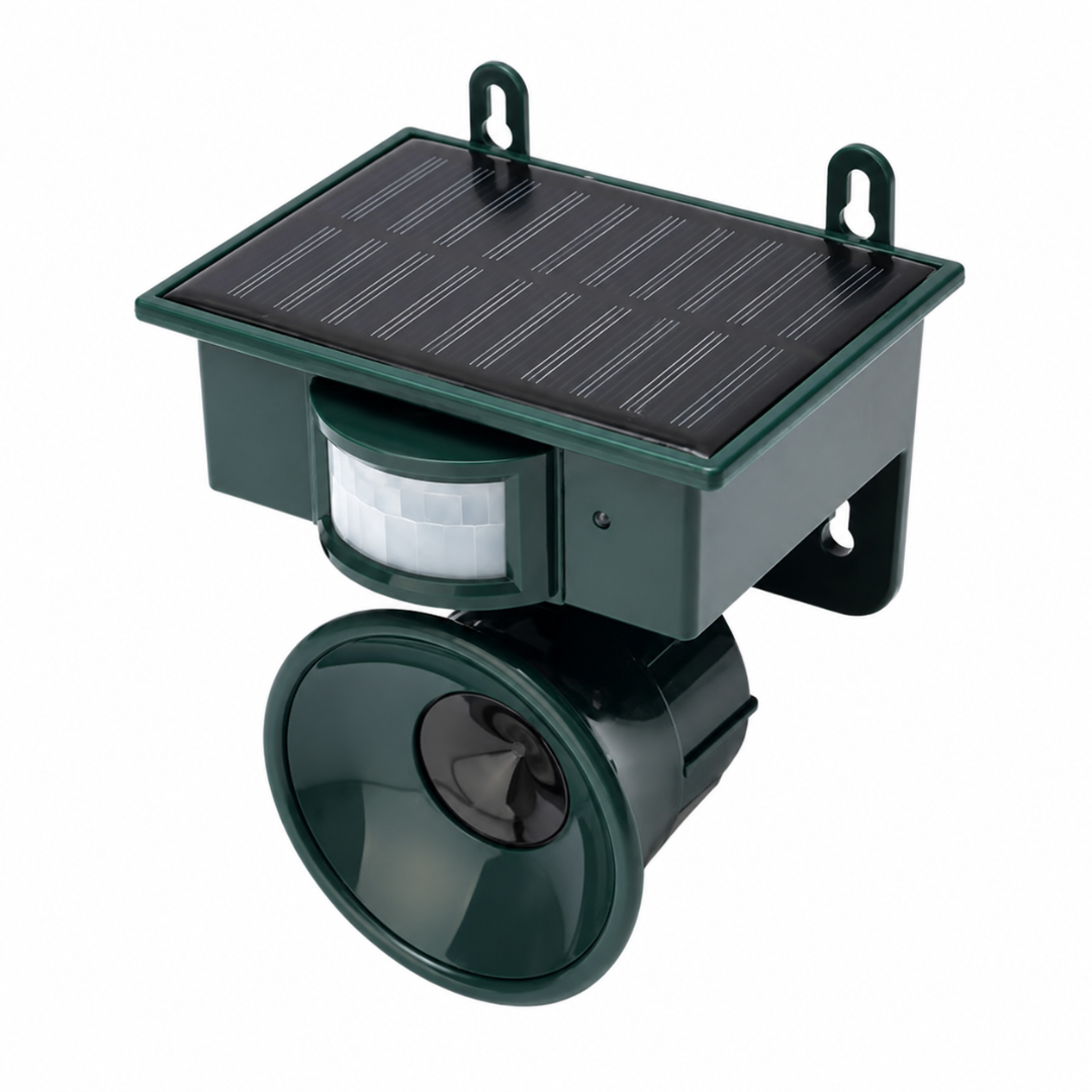 Solar Tiervertreiber – Ultraschall Bewegungsmelder – PIR