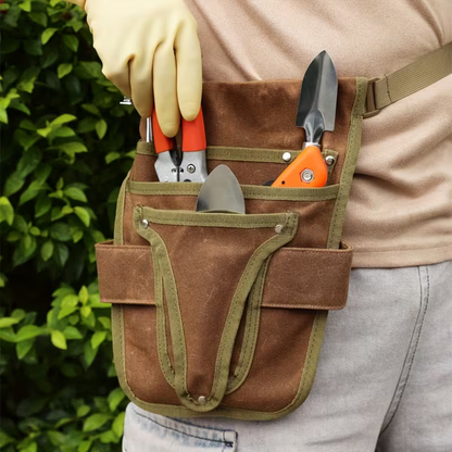 Gartentasche Hüfte – Werkzeugtasche Gürtel – Canvas