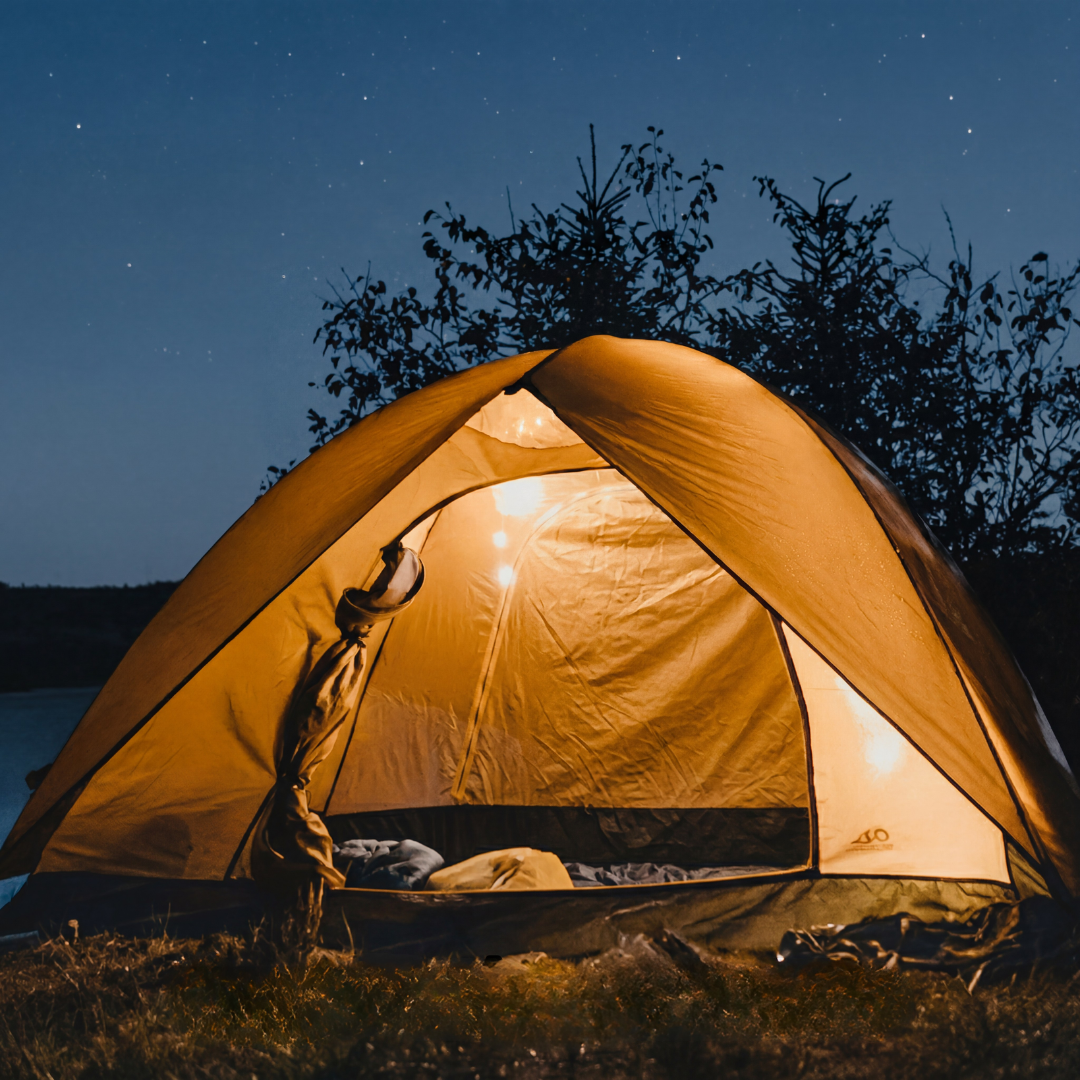 Akku LED Arbeitsleuchte – 21V Campinglampe – Tragbar
