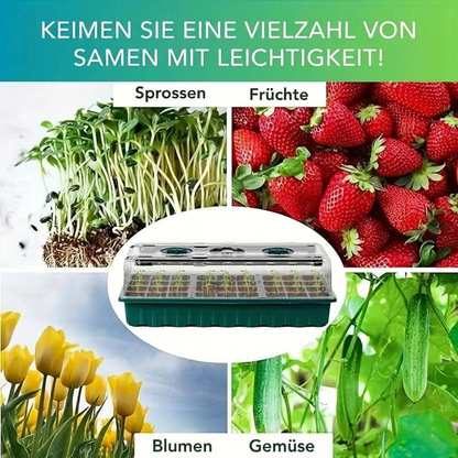 Anzuchtstation LED – 36 Zellen Gewächshaus – USB Timer