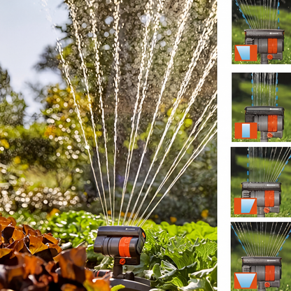 Garten Sprinkler 180° Drehbar – Rasenberegnung – 4 Modi