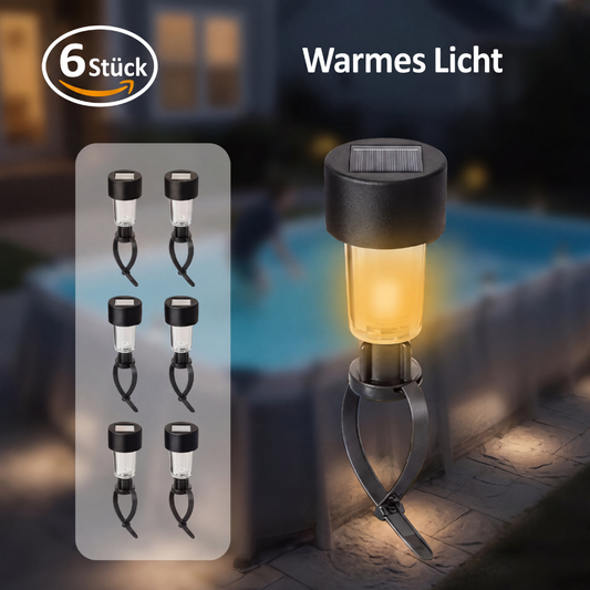 Solar Poolbeleuchtung – LED Poollichter – Kabellos