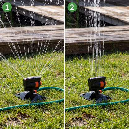 Garten Sprinkler 180° Drehbar – Rasenberegnung – 4 Modi